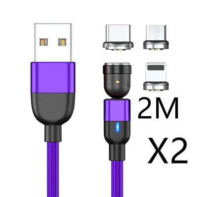 Cable de Carga Magnético 3 en 1 con Rotación 540° - Image 25