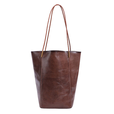 Bolso de Cuero Genuino con Compartimento Fotográfico para Mujer - Image 5