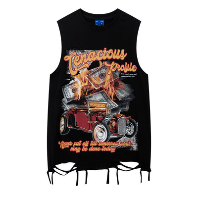 Playera Hombre Estampado Billete Flame - Image 9