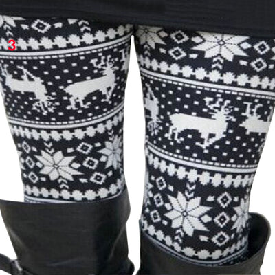 Leggings Navideños Estampados Cintura Alta - 18 Colores para Fiestas - Image 5