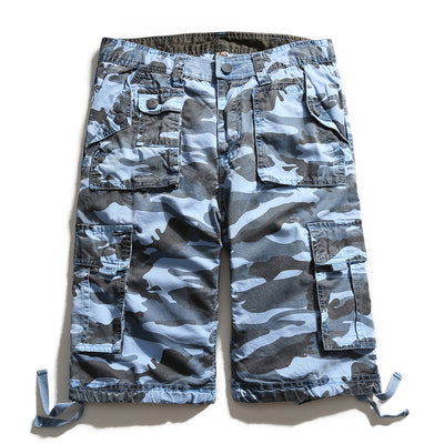 Pantalones Cortos Cargo Camuflaje Talla Grande - 5 Bolsillos Funcionales - Image 12