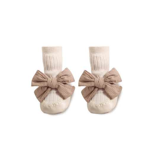 Zapatos de Suela de Cuero para Bebé + Calcetines Tubo Otoño - Image 7