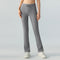 Pantalones Yoga Acampanados con Levantador de Glúteos y Bolsillos Laterales