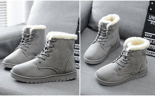 Botas de Invierno para Mujer con Tacón y Plantilla Térmica Acolchada - Image 9