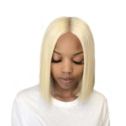 Peluca Rubia Corta Lisa - Cambio de Look Instantáneo - Image 2
