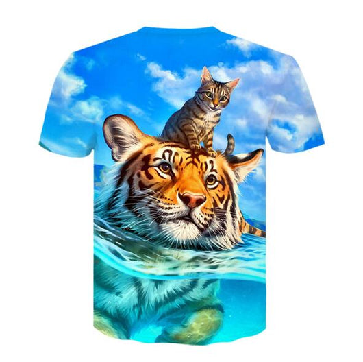 Camisetas de Manga Corta Impresas en 3D - Image 4