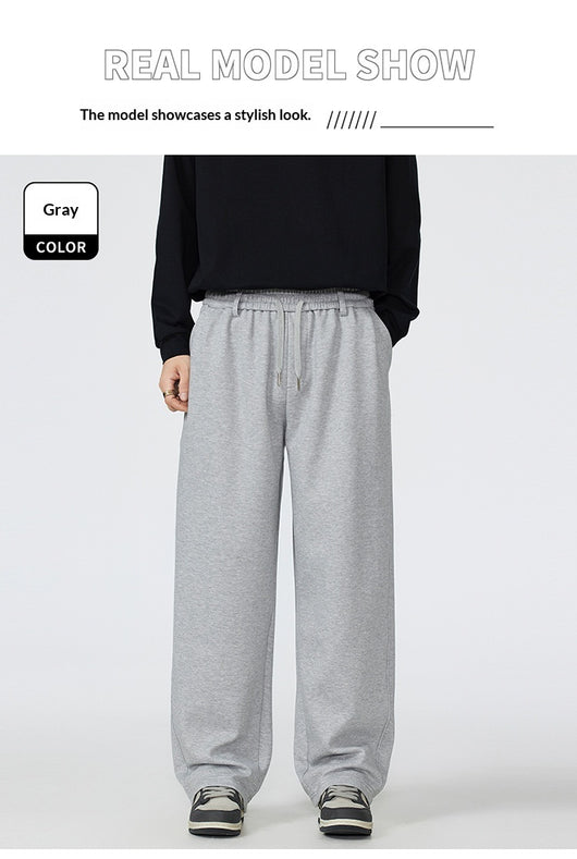 Pantalones de Chándal Holgados con Cordón Estilo Urbano Estadounidense - Image 12