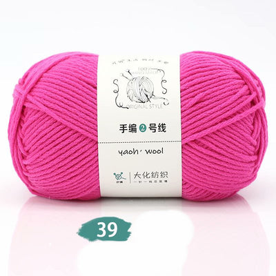 Lana Tejida a Mano Grosor Medio - Kit DIY con Aguja para Bufanda, Gorro y Abrigo - Image 78