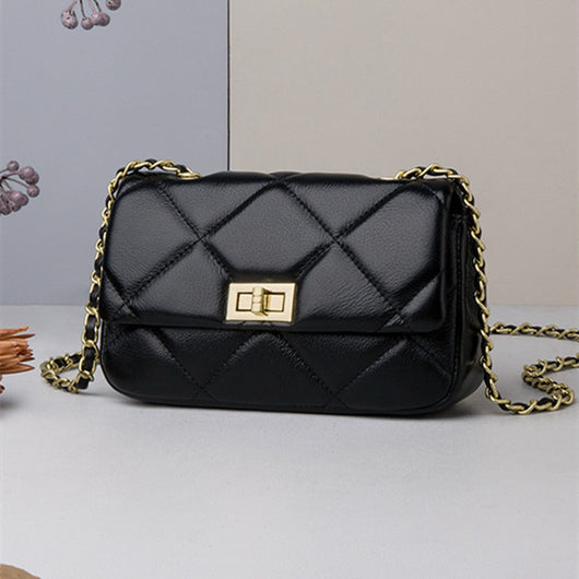 Bolso Cuadrado Pequeño para Mujer con Cadena Rombo Verano - Image 4