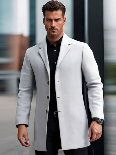 Abrigo Slim Fit con Solapa Europea - Corte Moderno y Elegante - Image 6