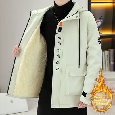 Chaqueta Térmica Acolchada con Capucha para Hombre - Abrigo Casual Invierno - Image 12