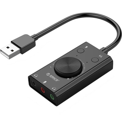 Tarjeta de Sonido USB Multifunción con Almacenamiento