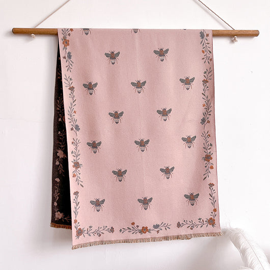 Chal de Cachemira Retro Tejido para Mujer - Abrigo Cálido Otoño Invierno - Image 8
