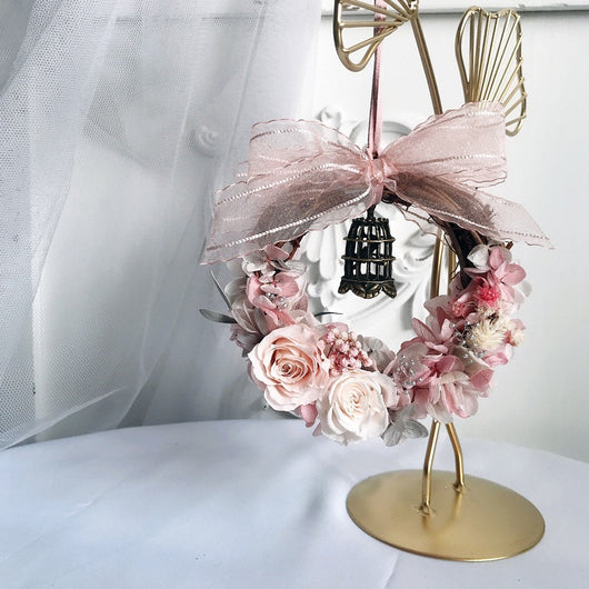 Kit DIY de Anillo con Flores Preservadas - Decoración para Salón y Auto - Image 7