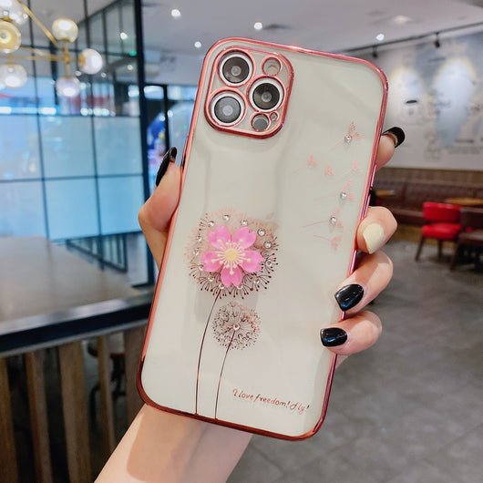 Funda Giratoria 3D con Flores Lindas y Soporte para Teléfono - Image 14