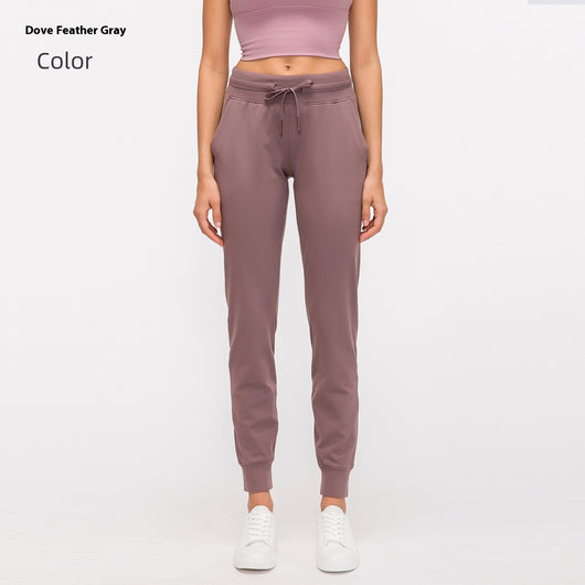 Pantalones Yoga Cintura Alta Mujer con Cordón Secado Rápido Elásticos - Image 7