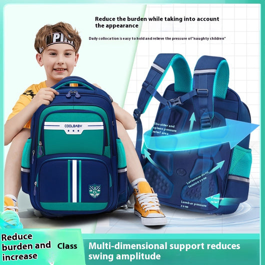 Mochila Escolar para Primaria Grados 1-6, Impermeable y de Gran Capacidad para Niños y Niñas - Image 2