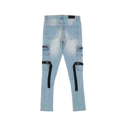 Jeans Rotos con Cierres y Detalles Desgastados - Image 8