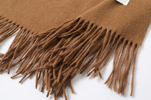 Bufanda de Cachemira Artificial con Borlas - Abrigo Cálido para Otoño e Invierno - Image 57