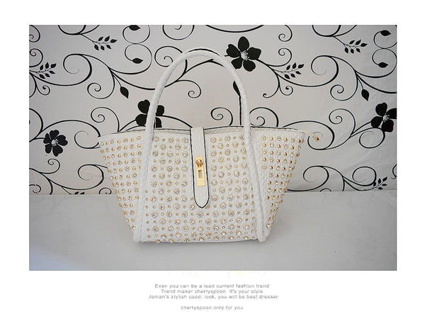 Bolso Bandolera para Dama con Cristales de Diamante - Image 4