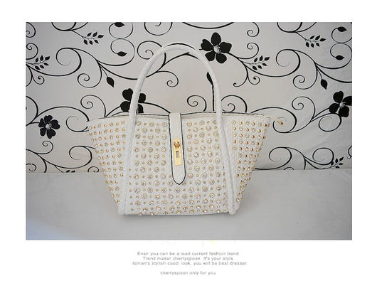 Bolso Bandolera para Dama con Cristales de Diamante - Image 4