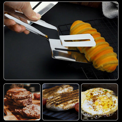 Pinza de Acero Inoxidable para Carnes y Alimentos BBQ - Image 5