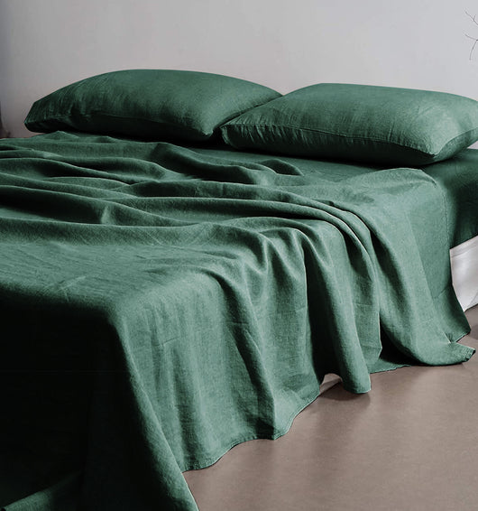 Sábana de Lino Puro Antibacteriana de Una Pieza con Absorción de Transpiración - Image 15