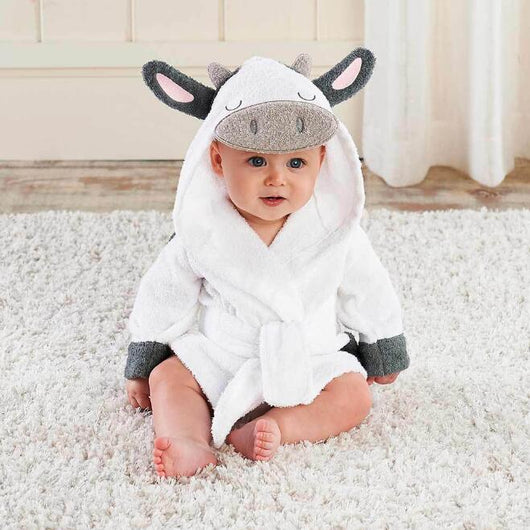 Bata de Baño Infantil con Capucha - Toalla Modelo Animales Lindos en Algodón - Image 25