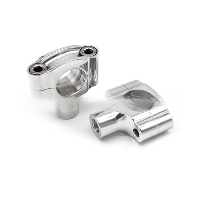 Manillar Universal de Diámetro Ajustable para Motos - Acabado Plateado - Image 3