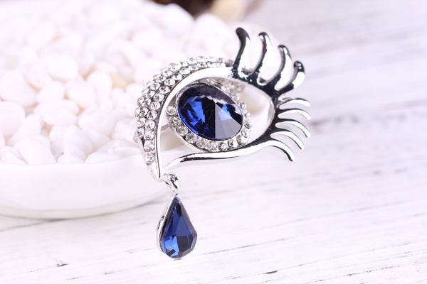 Broche Enchapado en Diamantes