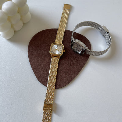 Reloj de Cuarzo Mujer Estilo Romano Retro Acero Inoxidable - Image 4