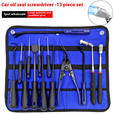 Kit de 13 Destornilladores Extractores de Sellos de Aceite con Protección Automática