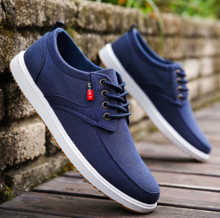 Zapatos de Lona con Cordones para Hombre - Cómodos y Transpirables - Image 6