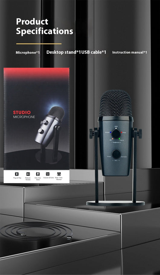Micrófono Bluetooth Inalámbrico para Karaoke y Grabación - Image 8