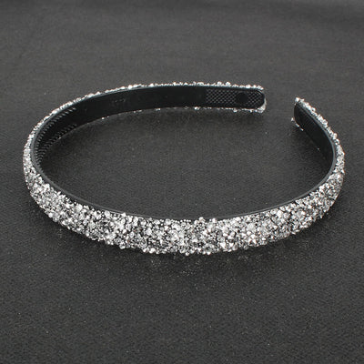 Diadema Semicircular Retro con Diamantes de Colores - Image 2