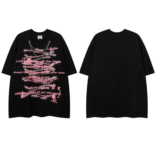 Playera Unisex con Letra Personalizada de Manga Corta - Image 3