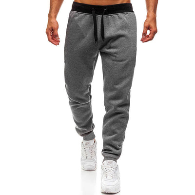 Pantalones Deportivos Casuales Talla Grande Hombre - Corte Sólido - Image 3
