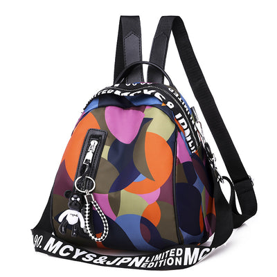 Mochila Mujer Camuflaje Oxford - Estilo Coreano Casual para Viajes - Image 9