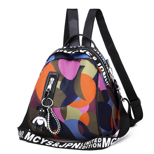 Mochila Mujer Camuflaje Oxford - Estilo Coreano Casual para Viajes - Image 9