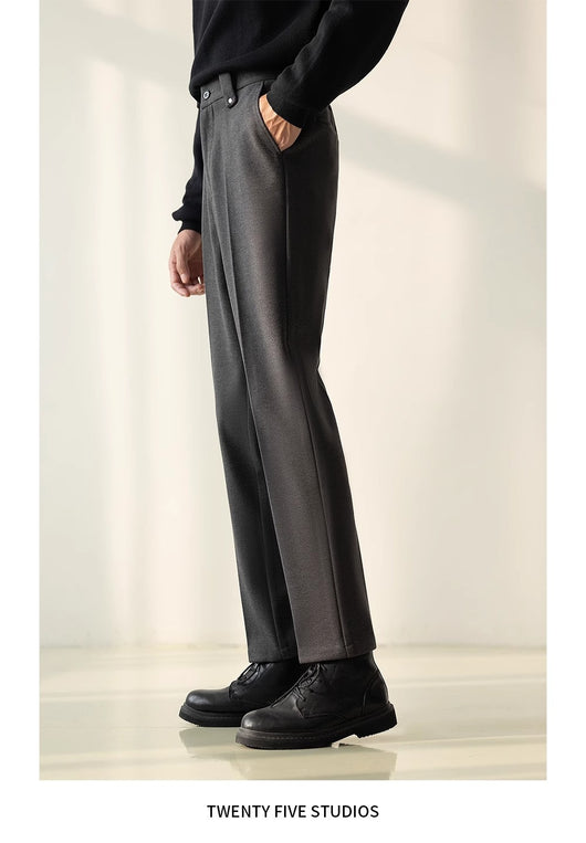 Pantalones de Vestir Casual Rectos para Hombre - Estilo Versátil - Image 20