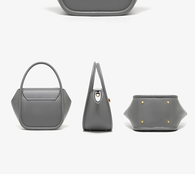 Bolso Tote de Cuero con Ala Cruzada - Image 6