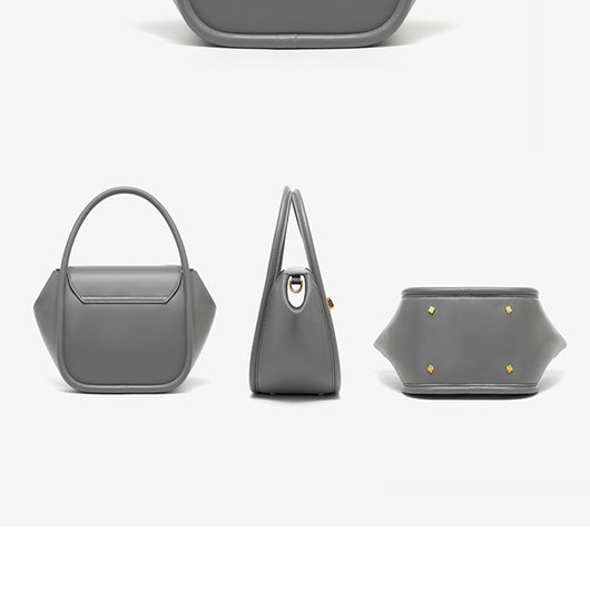 Bolso Tote de Cuero con Ala Cruzada - Image 6