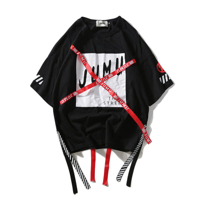 Camiseta Hip-hop para Parejas - Estilo Urbano Unisex - Image 3