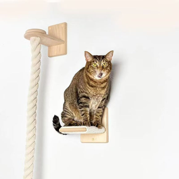 Árbol para Gatos Mural con Plataforma Saltadora