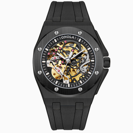 Reloj Automático para Hombre con Correa de Silicona Resistente al Agua - Image 3