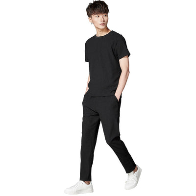 Conjunto Deportivo Casual para Hombre - Camiseta Manga Corta y Pantalón - Image 11