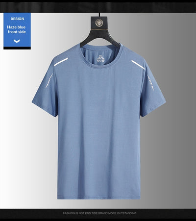 Camisa de Verano Hombre Tela Ice-silk Transpirable Manga Corta - Image 26