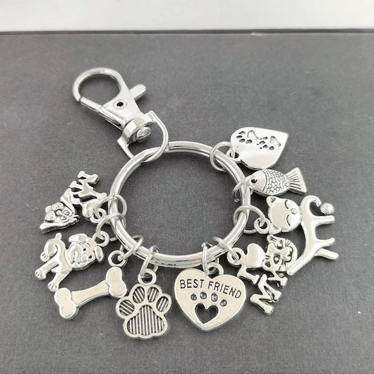 Llavero Mascota con Diseños de Huesos, Peces y Patitas - Accesor Perfecto para Amigos Peludos - Image 13