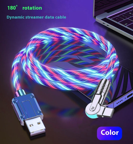 Cable de Carga Rápida con Luz Ambiental Colorida para Auto - Image 6