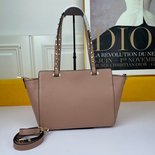 Bolsa de Compras Cuero Texturizado con Cierre Triangular y Remaches - Image 14